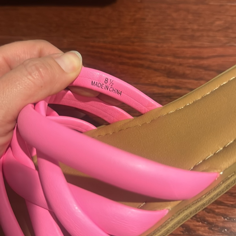 Universal thread, Rian comfort, flat sandals, pin… - image 4